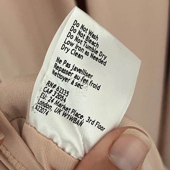 Anthropologie BHLDN Blush Pink Mendoza Maxi Dress NWT Sz 4 - Picture 12 of 16